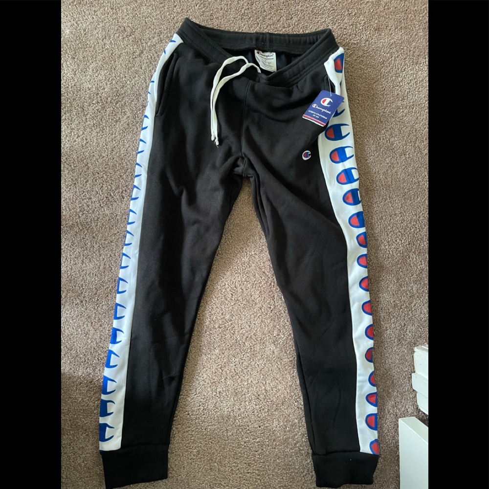 Logo lined champion sweats